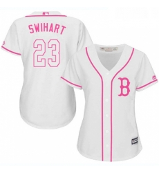 Womens Majestic Boston Red Sox 23 Blake Swihart Replica White Fashion MLB Jersey Womens Majestic Boston Red Sox 23 Blake Swihart Replica White Fashion MLB Jersey