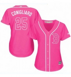 Womens Majestic Boston Red Sox 25 Tony Conigliaro Authentic Pink Fashion MLB Jersey Womens Majestic Boston Red Sox 25 Tony Conigliaro Authentic Pink Fashion MLB Jersey