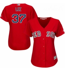 Womens Majestic Boston Red Sox 37 Bill Lee Authentic Red Alternate Home MLB Jersey Womens Majestic Boston Red Sox 37 Bill Lee Authentic Red Alternate Home MLB Jersey