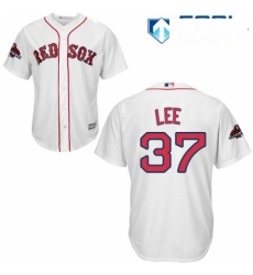 Womens Majestic Boston Red Sox 37 Bill Lee Authentic White Home 2018 World Series Champions MLB Jersey Womens Majestic Boston Red Sox 37 Bill Lee Authentic White Home 2018 World Series Champions MLB Jersey