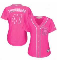Womens Majestic Boston Red Sox 47 Tyler Thornburg Replica Pink Fashion MLB Jersey Womens Majestic Boston Red Sox 47 Tyler Thornburg Replica Pink Fashion MLB Jersey