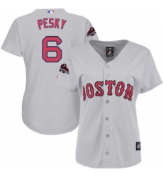 Womens Majestic Boston Red Sox 6 Johnny Pesky Authentic Grey Road 2018 World Series Champions MLB Jersey Womens Majestic Boston Red Sox 6 Johnny Pesky Authentic Grey Road 2018 World Series Champions MLB Jersey