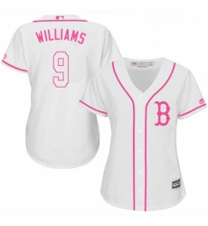 Womens Majestic Boston Red Sox 9 Ted Williams Replica White Fashion MLB Jersey Womens Majestic Boston Red Sox 9 Ted Williams Replica White Fashion MLB Jersey