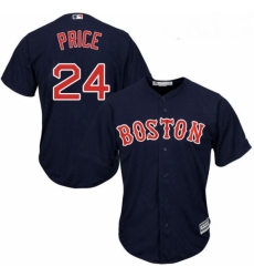 Youth Majestic Boston Red Sox 24 David Price Replica Navy Blue Alternate Road Cool Base MLB Jersey Youth Majestic Boston Red Sox 24 David Price Replica Navy Blue Alternate Road Cool Base MLB Jersey