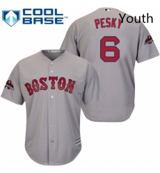 Youth Majestic Boston Red Sox 6 Johnny Pesky Authentic Grey Road Cool Base 2018 World Series Champions MLB Jersey Youth Majestic Boston Red Sox 6 Johnny Pesky Authentic Grey Road Cool Base 2018 World Series Champions MLB Jersey
