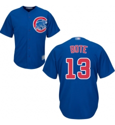 Cubs 13 David Bote Blue New Cool Base Stitched Baseball Jersey Cubs 13 David Bote Blue New Cool Base Stitched Baseball Jersey