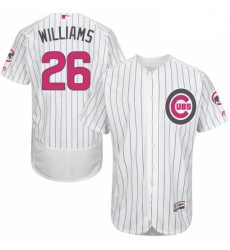 Mens Majestic Chicago Cubs 26 Billy Williams Authentic White 2016 Mothers Day Fashion Flex Base MLB Jersey Mens Majestic Chicago Cubs 26 Billy Williams Authentic White 2016 Mothers Day Fashion Flex Base MLB Jersey
