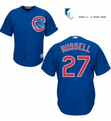 Mens Majestic Chicago Cubs 27 Addison Russell Replica Royal Blue Alternate Cool Base MLB Jersey Mens Majestic Chicago Cubs 27 Addison Russell Replica Royal Blue Alternate Cool Base MLB Jersey