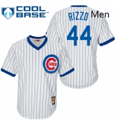 Mens Majestic Chicago Cubs 44 Anthony Rizzo Authentic White Home Cooperstown MLB Jersey Mens Majestic Chicago Cubs 44 Anthony Rizzo Authentic White Home Cooperstown MLB Jersey