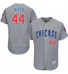 Mens Majestic Chicago Cubs 44 Anthony Rizzo Grey Road Flex Base Authentic Collection MLB Jersey Mens Majestic Chicago Cubs 44 Anthony Rizzo Grey Road Flex Base Authentic Collection MLB Jersey