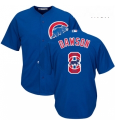 Mens Majestic Chicago Cubs 8 Andre Dawson Authentic Royal Blue Team Logo Fashion Cool Base MLB Jersey Mens Majestic Chicago Cubs 8 Andre Dawson Authentic Royal Blue Team Logo Fashion Cool Base MLB Jersey