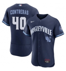 Men's Willson Contreras Chicago Cubs City Connect Wrigleyville Jersey Men's Willson Contreras Chicago Cubs City Connect Wrigleyville Jersey