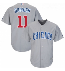 Youth Majestic Chicago Cubs 11 Yu Darvish Authentic Grey Road Cool Base MLB Jersey Youth Majestic Chicago Cubs 11 Yu Darvish Authentic Grey Road Cool Base MLB Jersey