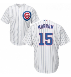 Youth Majestic Chicago Cubs 15 Brandon Morrow Replica White Home Cool Base MLB Jersey Youth Majestic Chicago Cubs 15 Brandon Morrow Replica White Home Cool Base MLB Jersey
