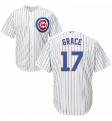 Youth Majestic Chicago Cubs 17 Mark Grace Authentic White Home Cool Base MLB Jersey Youth Majestic Chicago Cubs 17 Mark Grace Authentic White Home Cool Base MLB Jersey