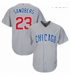 Youth Majestic Chicago Cubs 23 Ryne Sandberg Replica Grey Road Cool Base MLB Jersey Youth Majestic Chicago Cubs 23 Ryne Sandberg Replica Grey Road Cool Base MLB Jersey