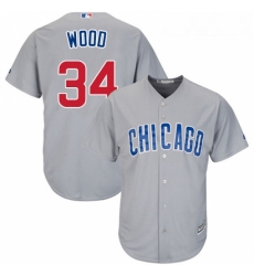Youth Majestic Chicago Cubs 34 Kerry Wood Authentic Grey Road Cool Base MLB Jersey Youth Majestic Chicago Cubs 34 Kerry Wood Authentic Grey Road Cool Base MLB Jersey