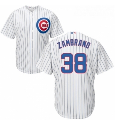 Youth Majestic Chicago Cubs 38 Carlos Zambrano Authentic White Home Cool Base MLB Jersey Youth Majestic Chicago Cubs 38 Carlos Zambrano Authentic White Home Cool Base MLB Jersey