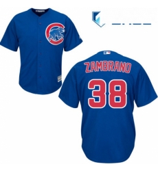 Youth Majestic Chicago Cubs 38 Carlos Zambrano Replica Royal Blue Alternate Cool Base MLB Jersey Youth Majestic Chicago Cubs 38 Carlos Zambrano Replica Royal Blue Alternate Cool Base MLB Jersey