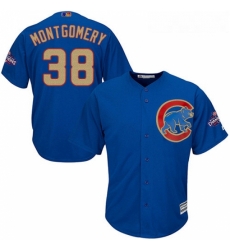 Youth Majestic Chicago Cubs 38 Mike Montgomery Authentic Royal Blue 2017 Gold Champion Cool Base MLB Jersey Youth Majestic Chicago Cubs 38 Mike Montgomery Authentic Royal Blue 2017 Gold Champion Cool Base MLB Jersey
