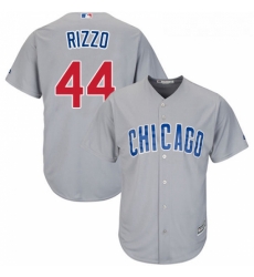Youth Majestic Chicago Cubs 44 Anthony Rizzo Replica Grey Road Cool Base MLB Jersey Youth Majestic Chicago Cubs 44 Anthony Rizzo Replica Grey Road Cool Base MLB Jersey