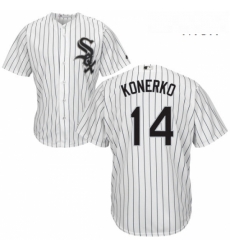 Mens Majestic Chicago White Sox 14 Paul Konerko Replica White Home Cool Base MLB Jersey Mens Majestic Chicago White Sox 14 Paul Konerko Replica White Home Cool Base MLB Jersey