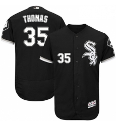 Mens Majestic Chicago White Sox 35 Frank Thomas Black Flexbase Authentic Collection MLB Jersey Mens Majestic Chicago White Sox 35 Frank Thomas Black Flexbase Authentic Collection MLB Jersey