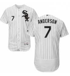 Mens Majestic Chicago White Sox 7 Tim Anderson WhiteBlack Flexbase Authentic Collection MLB Jersey Mens Majestic Chicago White Sox 7 Tim Anderson WhiteBlack Flexbase Authentic Collection MLB Jersey