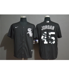 White Sox 45 Michael Jordan Black 2020 Nike Cool Base Fashion Jersey White Sox 45 Michael Jordan Black 2020 Nike Cool Base Fashion Jersey