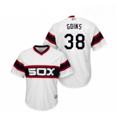Youth Chicago White Sox 38 Ryan Goins Replica White 2013 Alternate Home Cool Base Baseball Jersey Youth Chicago White Sox 38 Ryan Goins Replica White 2013 Alternate Home Cool Base Baseball Jersey