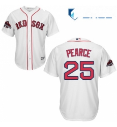 Youth Majestic Boston Red Sox 25 Steve Pearce Authentic White Home Cool Base 2018 World Series Champions MLB Jersey Youth Majestic Boston Red Sox 25 Steve Pearce Authentic White Home Cool Base 2018 World Series Champions MLB Jersey