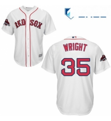 Youth Majestic Boston Red Sox 35 Steven Wright Authentic White Home Cool Base 2018 World Series Champions MLB Jersey Youth Majestic Boston Red Sox 35 Steven Wright Authentic White Home Cool Base 2018 World Series Champions MLB Jersey