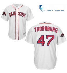 Youth Majestic Boston Red Sox 47 Tyler Thornburg Authentic White Home Cool Base 2018 World Series Champions MLB Jersey Youth Majestic Boston Red Sox 47 Tyler Thornburg Authentic White Home Cool Base 2018 World Series Champions MLB Jersey