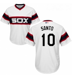 Youth Majestic Chicago White Sox 10 Ron Santo Replica White 2013 Alternate Home Cool Base MLB Jersey Youth Majestic Chicago White Sox 10 Ron Santo Replica White 2013 Alternate Home Cool Base MLB Jersey