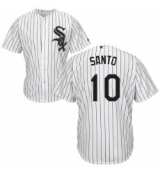 Youth Majestic Chicago White Sox 10 Ron Santo Replica White Home Cool Base MLB Jersey Youth Majestic Chicago White Sox 10 Ron Santo Replica White Home Cool Base MLB Jersey