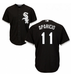 Youth Majestic Chicago White Sox 11 Luis Aparicio Authentic Black Alternate Home Cool Base MLB Jersey Youth Majestic Chicago White Sox 11 Luis Aparicio Authentic Black Alternate Home Cool Base MLB Jersey