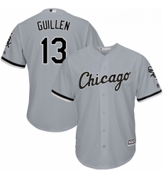 Youth Majestic Chicago White Sox 13 Ozzie Guillen Replica Grey Road Cool Base MLB Jersey Youth Majestic Chicago White Sox 13 Ozzie Guillen Replica Grey Road Cool Base MLB Jersey