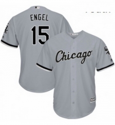 Youth Majestic Chicago White Sox 15 Adam Engel Replica Grey Road Cool Base MLB Jersey Youth Majestic Chicago White Sox 15 Adam Engel Replica Grey Road Cool Base MLB Jersey
