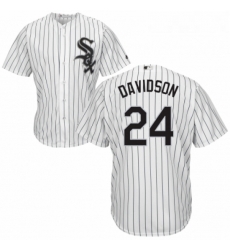 Youth Majestic Chicago White Sox 24 Matt Davidson Replica White Home Cool Base MLB Jersey Youth Majestic Chicago White Sox 24 Matt Davidson Replica White Home Cool Base MLB Jersey