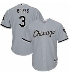 Youth Majestic Chicago White Sox 3 Harold Baines Replica Grey Road Cool Base MLB Jersey Youth Majestic Chicago White Sox 3 Harold Baines Replica Grey Road Cool Base MLB Jersey