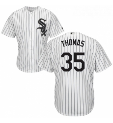 Youth Majestic Chicago White Sox 35 Frank Thomas Authentic White Home Cool Base MLB Jersey Youth Majestic Chicago White Sox 35 Frank Thomas Authentic White Home Cool Base MLB Jersey