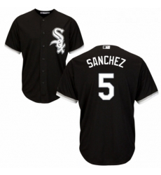 Youth Majestic Chicago White Sox 5 Yolmer Sanchez Authentic Black Alternate Home Cool Base MLB Jersey Youth Majestic Chicago White Sox 5 Yolmer Sanchez Authentic Black Alternate Home Cool Base MLB Jersey
