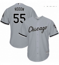Youth Majestic Chicago White Sox 55 Carlos Rodon Replica Grey Road Cool Base MLB Jersey Youth Majestic Chicago White Sox 55 Carlos Rodon Replica Grey Road Cool Base MLB Jersey