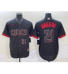 Men Cincinnati Reds 21 Hunter Greene 2023 City Connect Cool Base With Patch Stitched Baseball Jersey Men Cincinnati Reds 21 Hunter Greene 2023 City Connect Cool Base With Patch Stitched Baseball Jersey