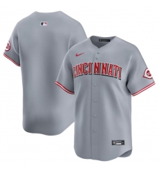 Men Cincinnati Reds Blank Grey Away Limited Stitched Baseball Jersey Men Cincinnati Reds Blank Grey Away Limited Stitched Baseball Jersey