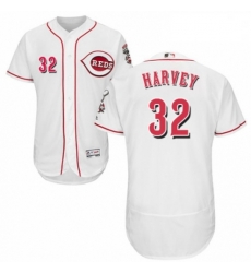 Mens Majestic Cincinnati Reds 32 Matt Harvey White Home Flex Base Authentic Collection MLB Jersey Mens Majestic Cincinnati Reds 32 Matt Harvey White Home Flex Base Authentic Collection MLB Jersey
