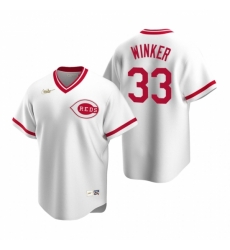 Mens Nike Cincinnati Reds 33 Jesse Winker White Cooperstown Collection Home Stitched Baseball Jersey Mens Nike Cincinnati Reds 33 Jesse Winker White Cooperstown Collection Home Stitched Baseball Jersey