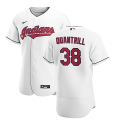 Men Cleveland Indians 38 Cal Quantrill Men Nike White Home 2020 Flex Base Team MLB Jersey Men Cleveland Indians 38 Cal Quantrill Men Nike White Home 2020 Flex Base Team MLB Jersey