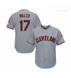 Mens Cleveland Indians 17 Brad Miller Replica Grey Road Cool Base Baseball Jersey Mens Cleveland Indians 17 Brad Miller Replica Grey Road Cool Base Baseball Jersey