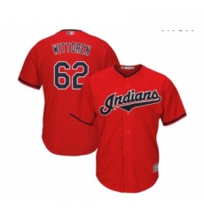 Mens Cleveland Indians 62 Nick Wittgren Replica Scarlet Alternate 2 Cool Base Baseball Jersey Mens Cleveland Indians 62 Nick Wittgren Replica Scarlet Alternate 2 Cool Base Baseball Jersey